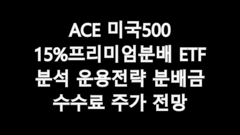 ACE 미국500 15%프리미엄분배